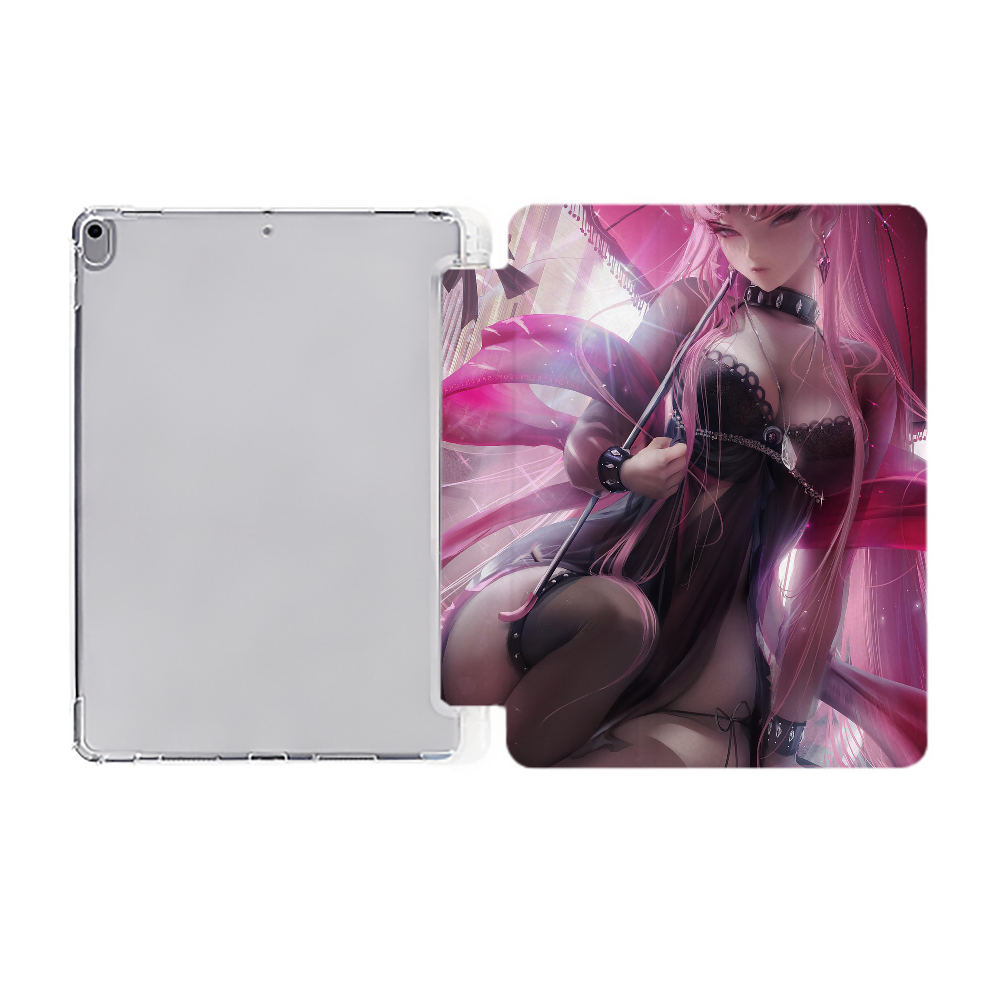 （画像用） 美少女戦士セーラームーン Sailor Moon IPad ケース ペン収納付き 三つ折りスタンド PUレザー×シリコン 対応機種9.5/10.5/10.9インチ